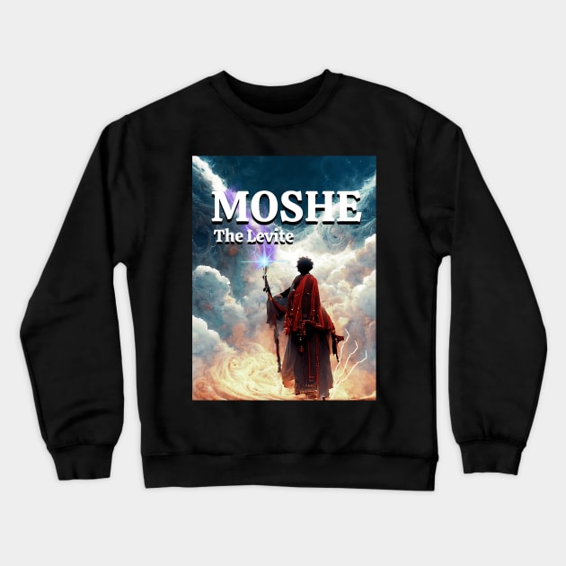 Moses The Levite Parting the Red Sea Crewneck Sweatshirt by Sons of thunder